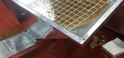 Installation of an  through screw conveyor VCS